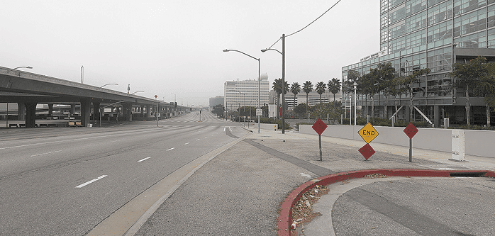 Los Angeles empty